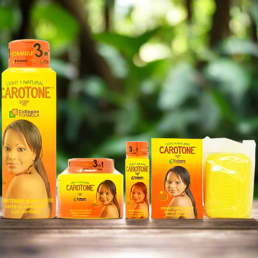 Carotone Lotion 500 ml + Cream 135ml + Oil + Soap