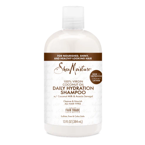 SheaMoisture Shampoo & Conditioner 100% Virgin Coconut Oil Daily Hydration | 13 fl. oz.