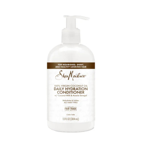 SheaMoisture Shampoo & Conditioner 100% Virgin Coconut Oil Daily Hydration | 13 fl. oz.