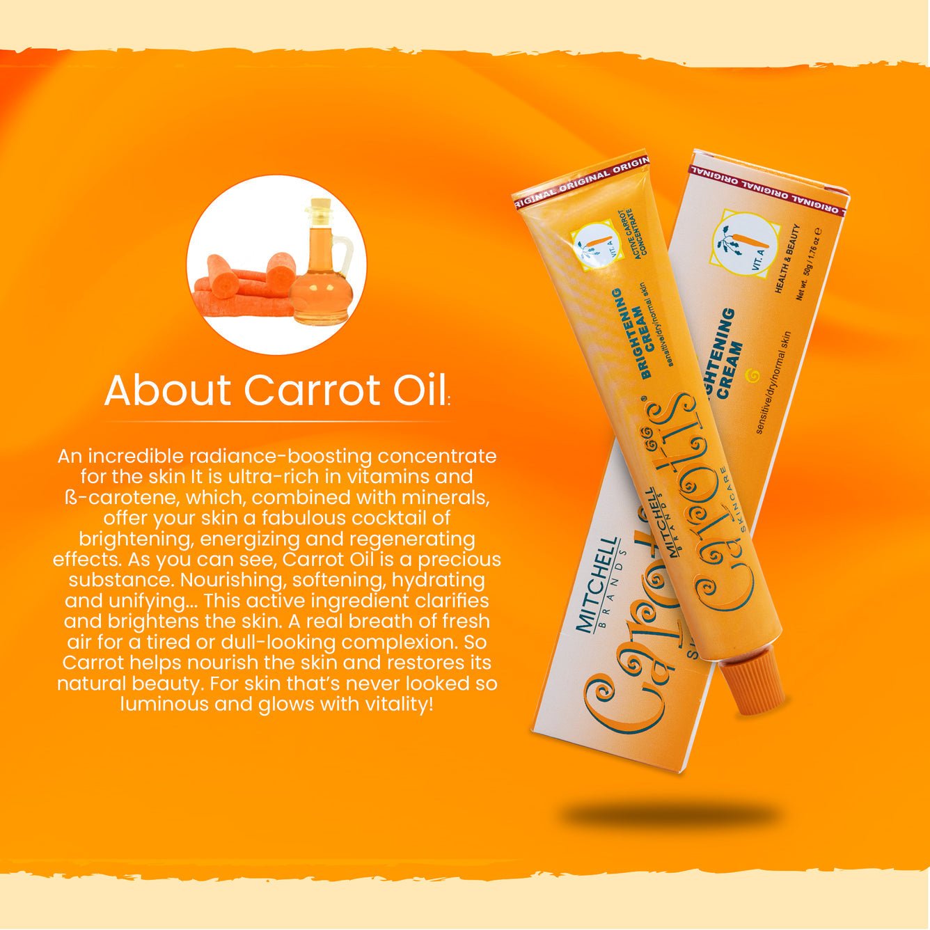 Carotis Brightening Cream 50gr (tube) - Hajar Entreprises