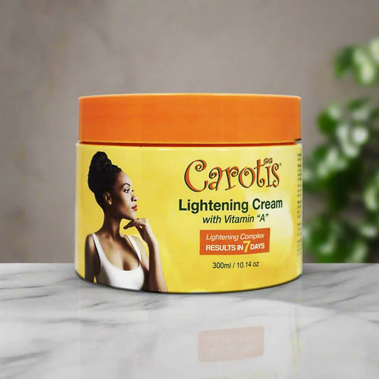 Carotis Skin Brightening Cream – 300ml / 10.14fl oz – 7 Day Night Cream for Uneven Skin Tone, with Vitamin A